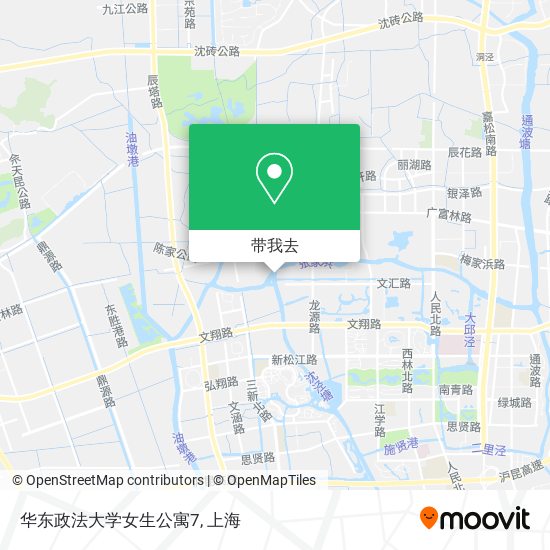 华东政法大学女生公寓7地图