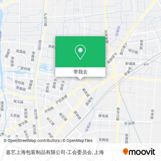 嘉艺上海包装制品有限公司-工会委员会地图
