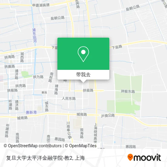 复旦大学太平洋金融学院-教2地图