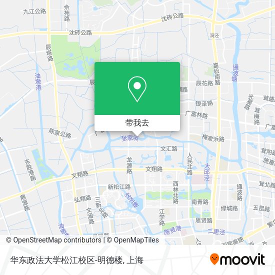 华东政法大学松江校区-明德楼地图