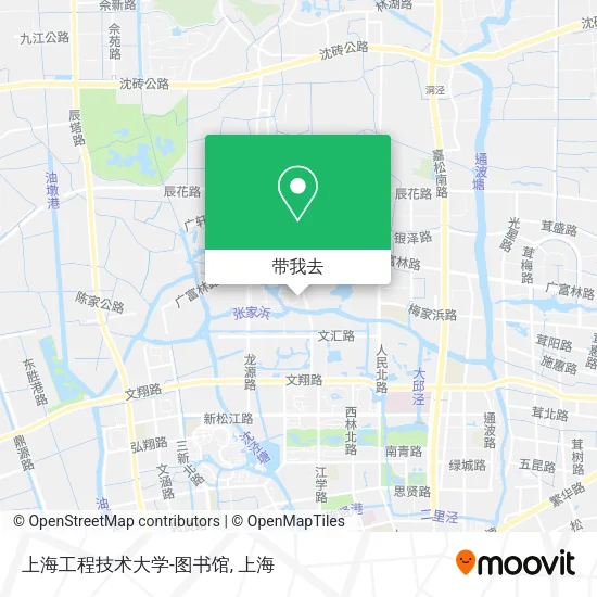 上海工程技术大学-图书馆地图