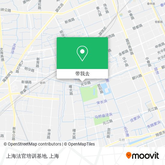上海法官培训基地地图