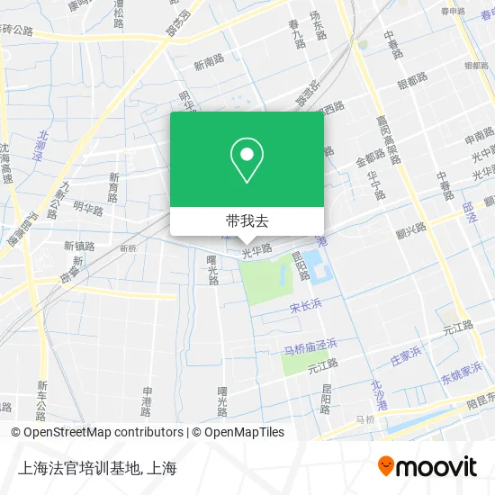 上海法官培训基地地图