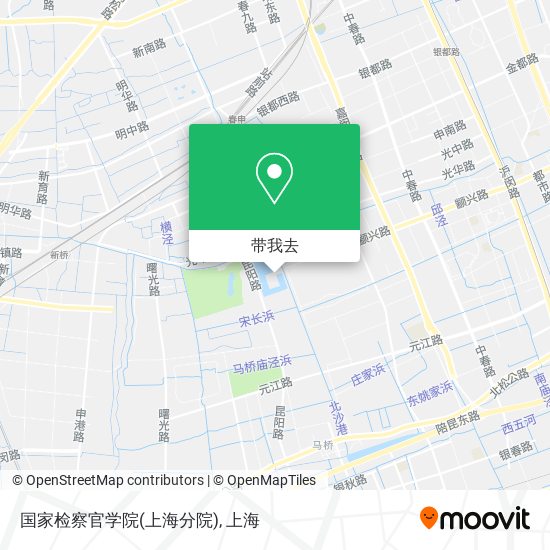 国家检察官学院(上海分院)地图