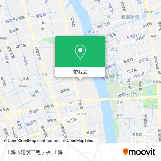 上海市建筑工程学校地图
