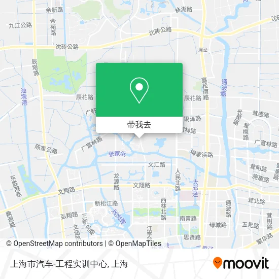 上海市汽车-工程实训中心地图