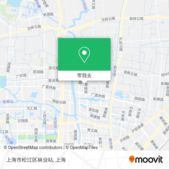 上海市松江区林业站地图