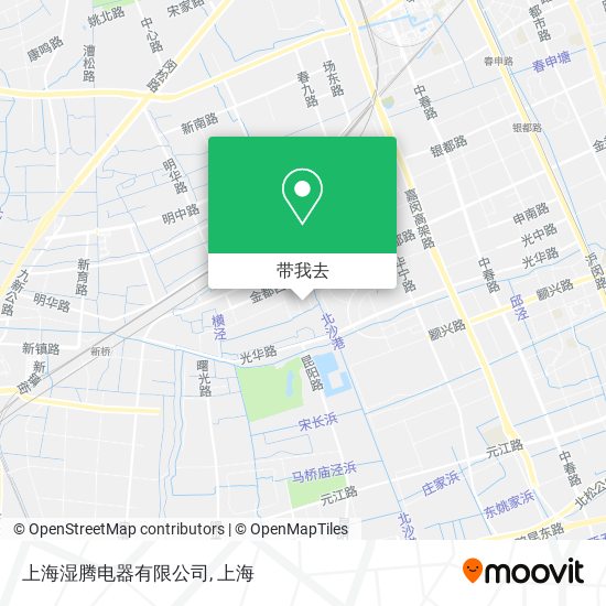 上海湿腾电器有限公司地图