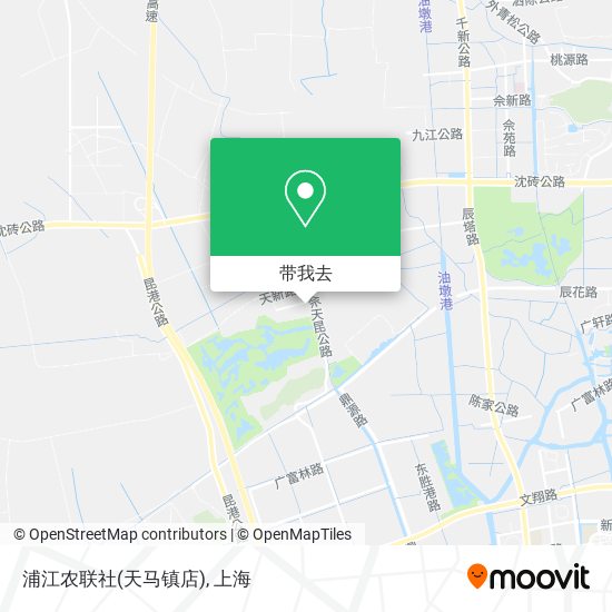 浦江农联社(天马镇店)地图