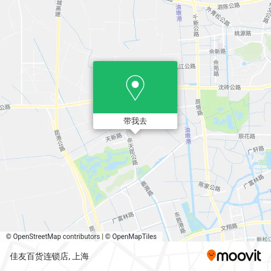 佳友百货连锁店地图