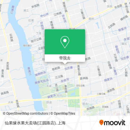 仙果缘水果大卖场(江园路店)地图