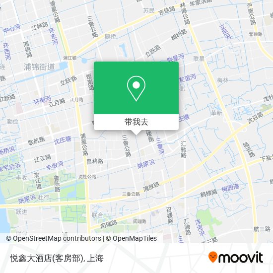 悦鑫大酒店(客房部)地图