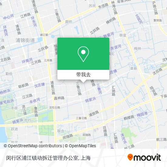闵行区浦江镇动拆迁管理办公室地图