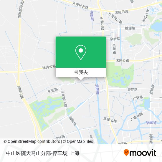 中山医院天马山分部-停车场地图