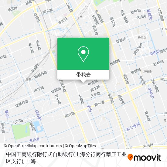 中国工商银行附行式自助银行(上海分行闵行莘庄工业区支行)地图