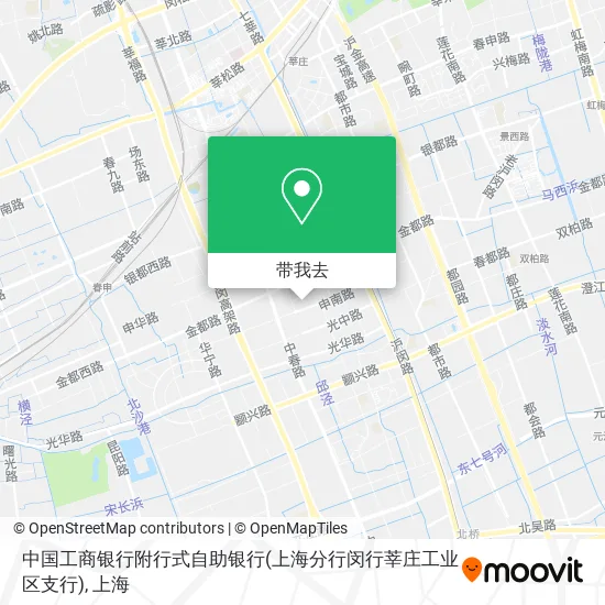 中国工商银行附行式自助银行(上海分行闵行莘庄工业区支行)地图