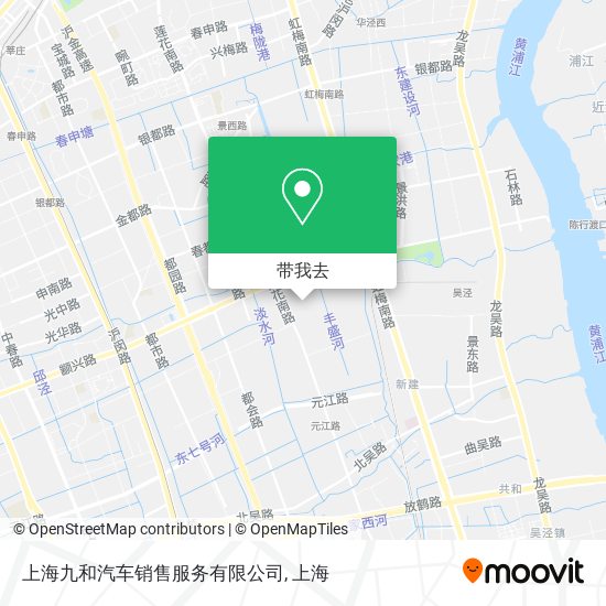 上海九和汽车销售服务有限公司地图