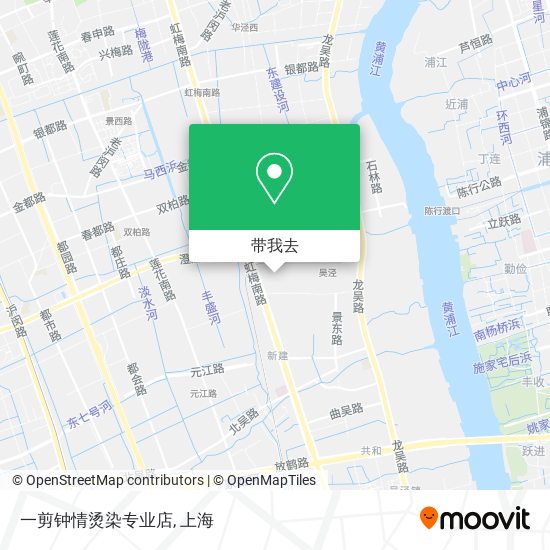 一剪钟情烫染专业店地图