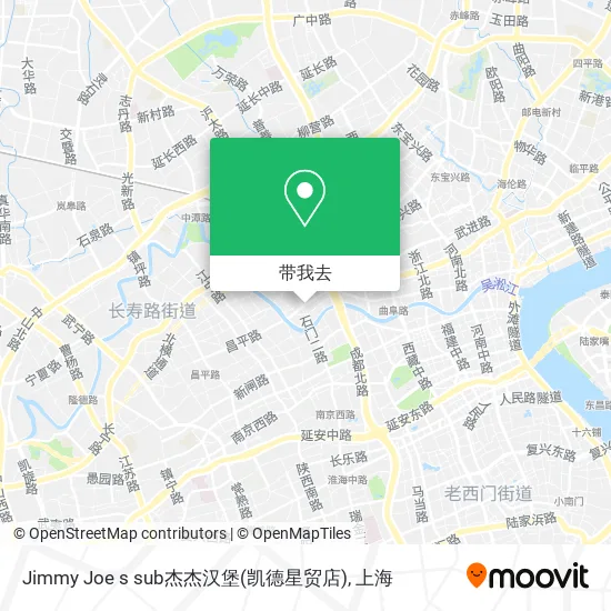 Jimmy Joe s sub杰杰汉堡(凯德星贸店)地图