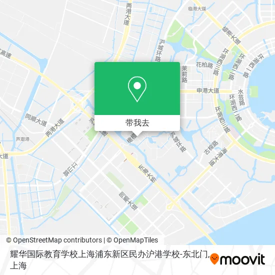 耀华国际教育学校上海浦东新区民办沪港学校-东北门地图