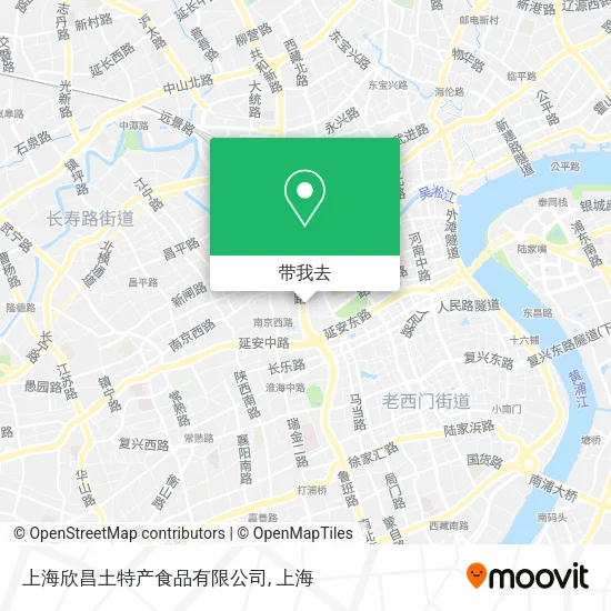上海欣昌土特产食品有限公司地图
