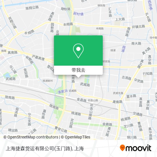 上海捷森货运有限公司(玉门路)地图