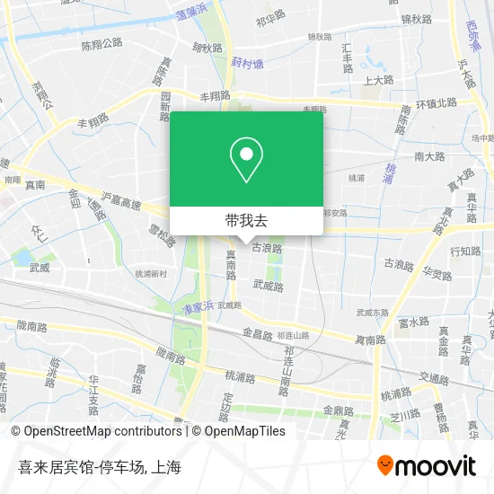 喜来居宾馆-停车场地图