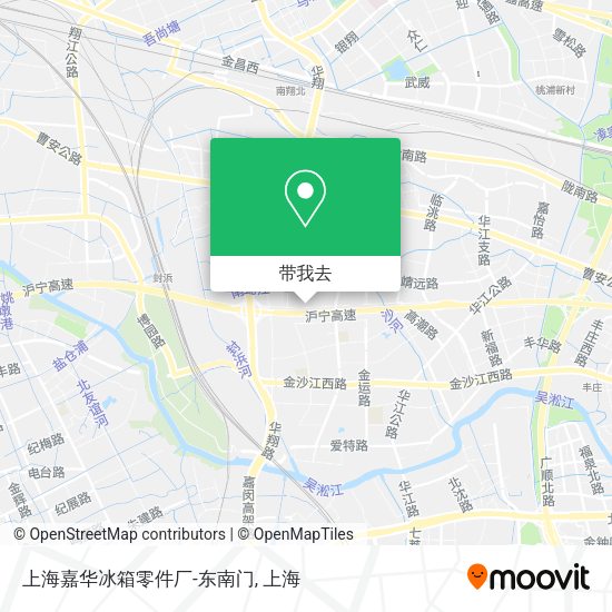 上海嘉华冰箱零件厂-东南门地图