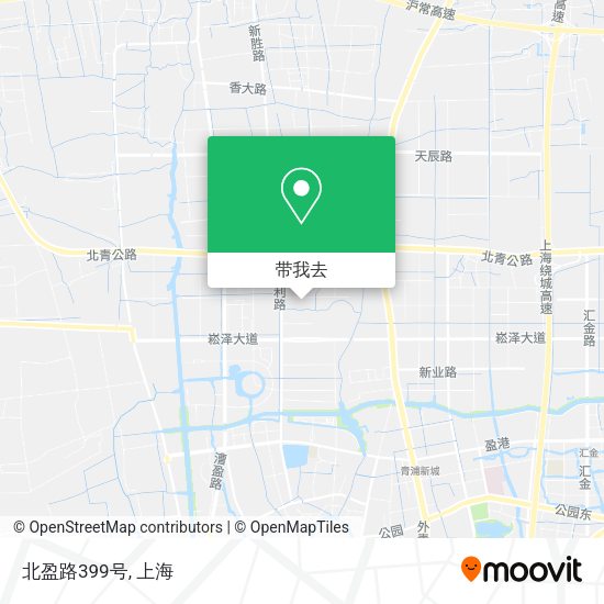 北盈路399号地图