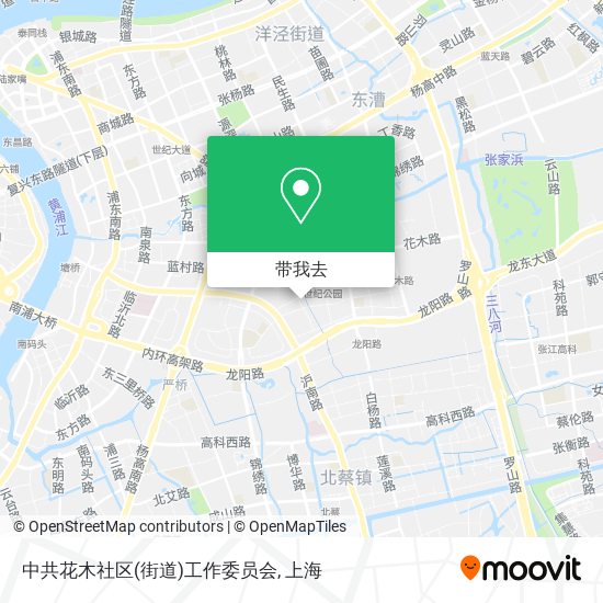 中共花木社区(街道)工作委员会地图
