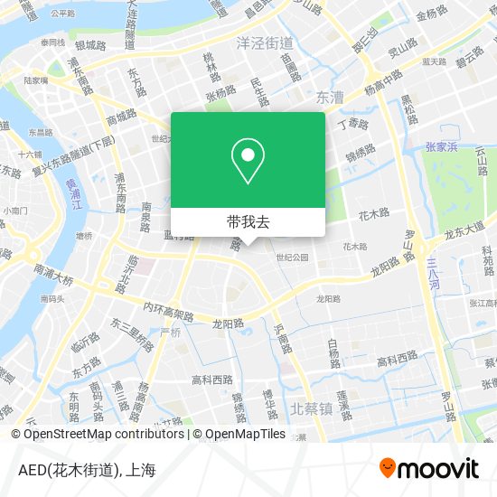 AED(花木街道)地图