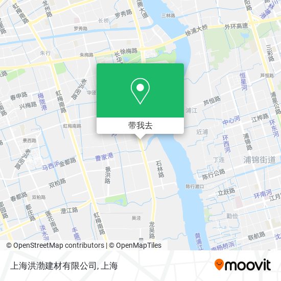 上海洪渤建材有限公司地图