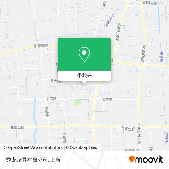 秀龙家具有限公司地图