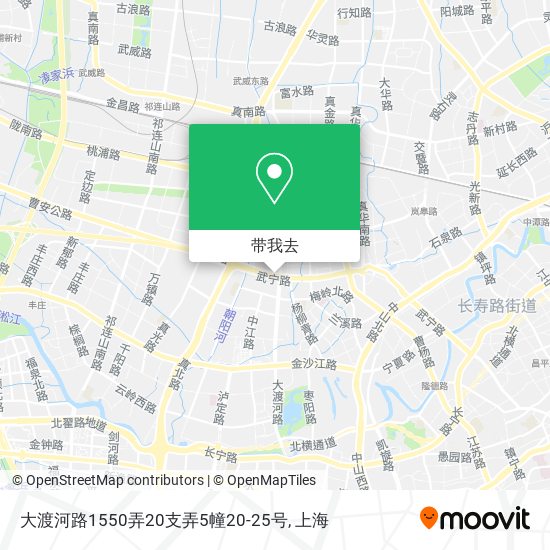 大渡河路1550弄20支弄5幢20-25号地图