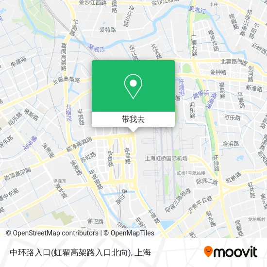 中环路入口(虹翟高架路入口北向)地图