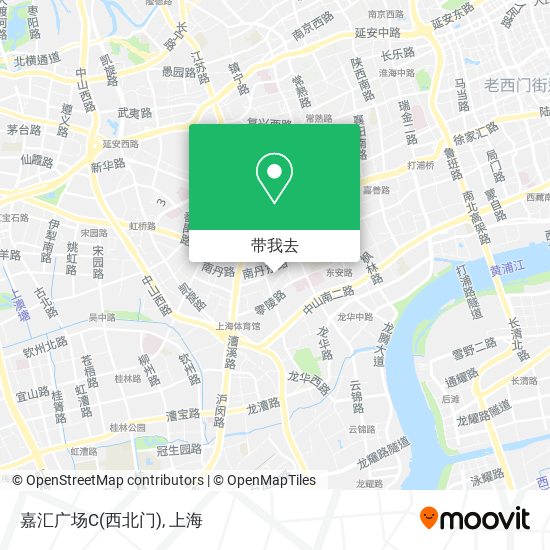 嘉汇广场C(西北门)地图