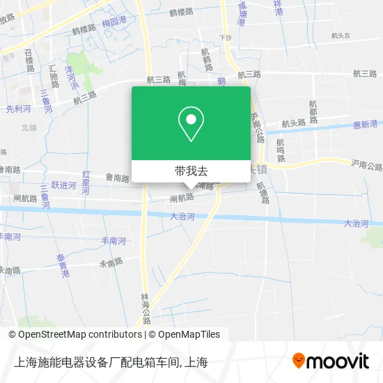 上海施能电器设备厂配电箱车间地图