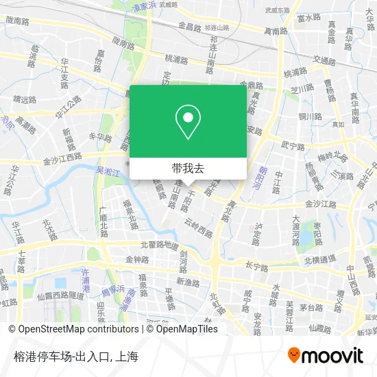 榕港停车场-出入口地图