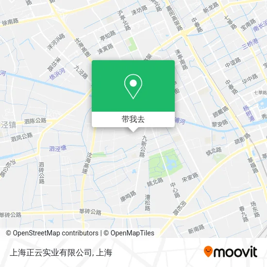 上海正云实业有限公司地图