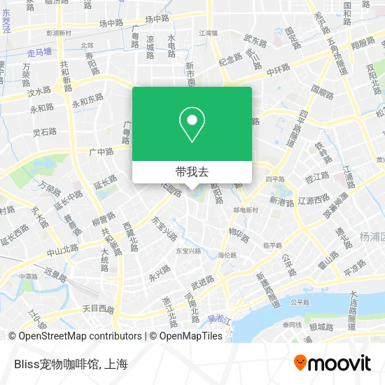 Bliss宠物咖啡馆地图