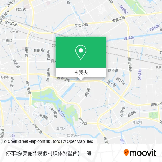 停车场(美丽华度假村联体别墅西)地图
