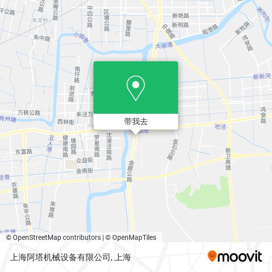 上海阿塔机械设备有限公司地图