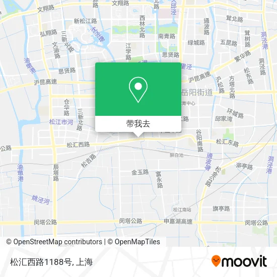 松汇西路1188号地图