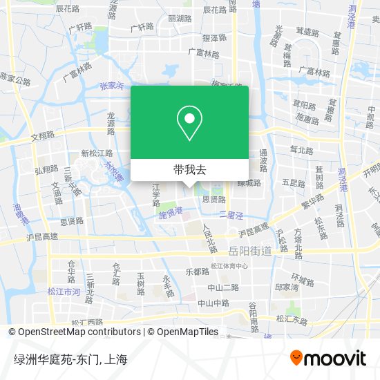 绿洲华庭苑-东门地图