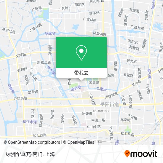 绿洲华庭苑-南门地图