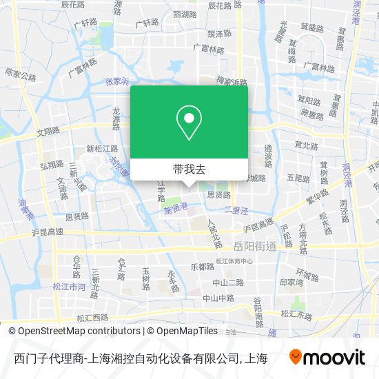 西门子代理商-上海湘控自动化设备有限公司地图