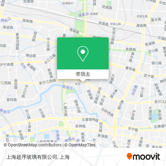 上海超序玻璃有限公司地图