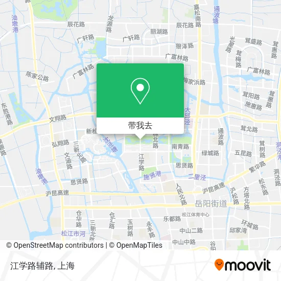 江学路辅路地图