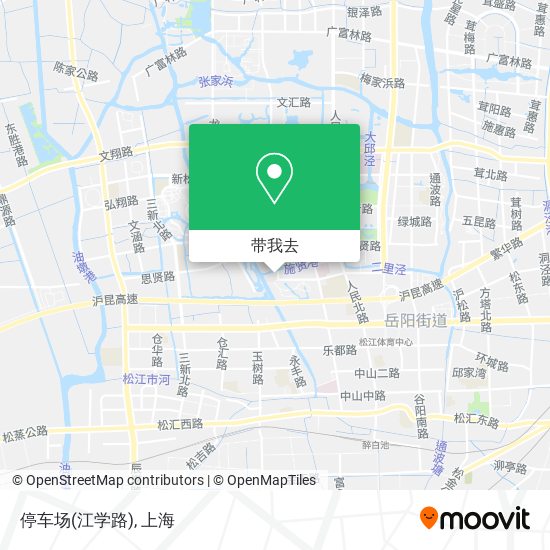 停车场(江学路)地图