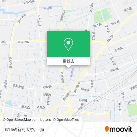 G15砖新河大桥地图